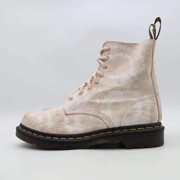 Doc Dr. Martens 1460 Women's US Size 7 Pascal Tie-Dye Suede Boot Lace Up - Picture 4 of 9